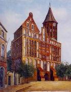 unknow artist European city landscape, street landsacpe, construction, frontstore, building and architecture. 135 oil painting picture wholesale